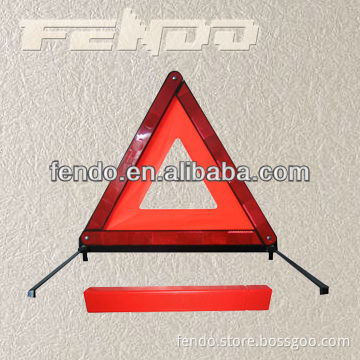 road safety emergency tool reflector warning triangle sign
